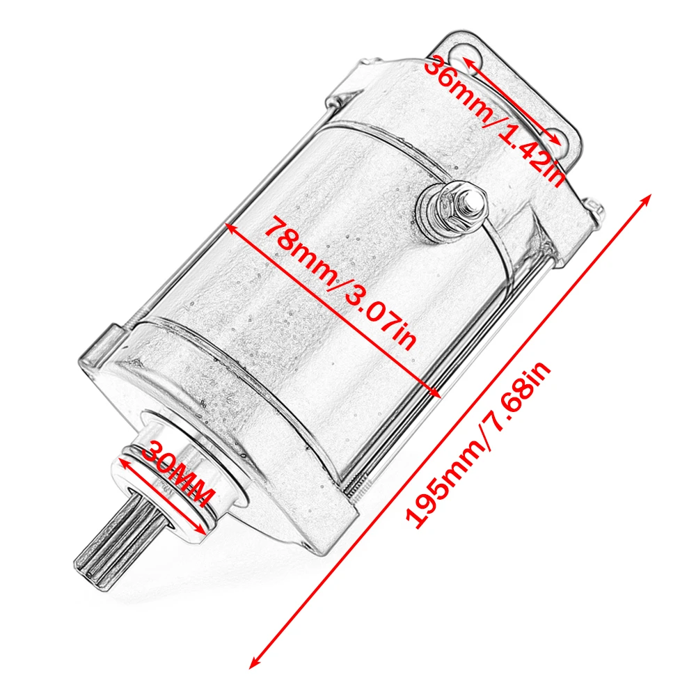 Стартер для Yamaha Wave Runner 1100 VX1100 Cruiser VX SR210 LAT1100 SX210W AR210W FRT1100 AR210 6D3-81800-00
