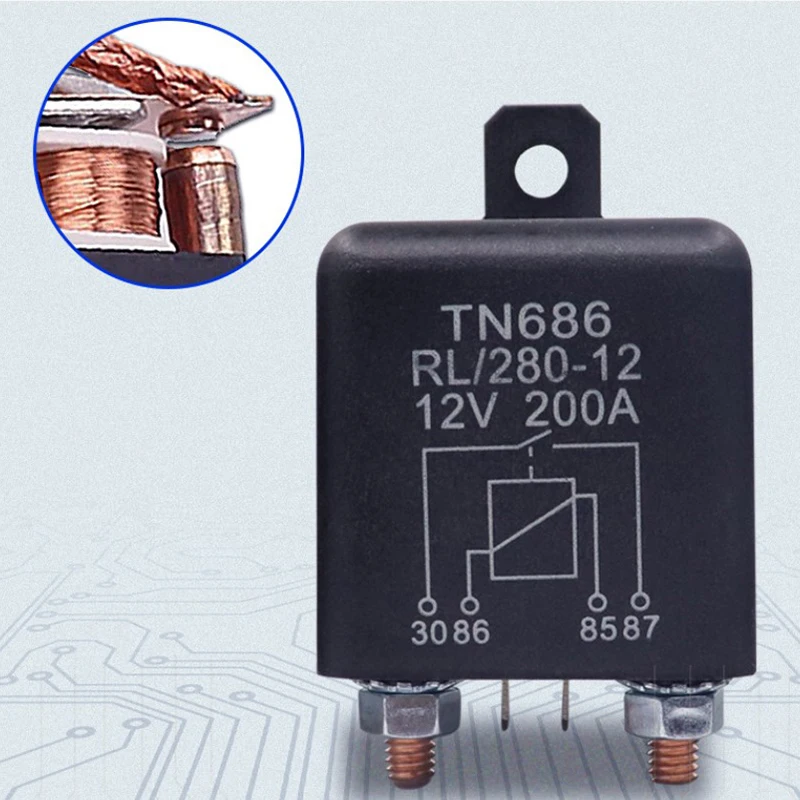 

High Current Relay Starting Relay 200A 100A 12V 24V Power Automotive Heavy Current Start relay Car relay