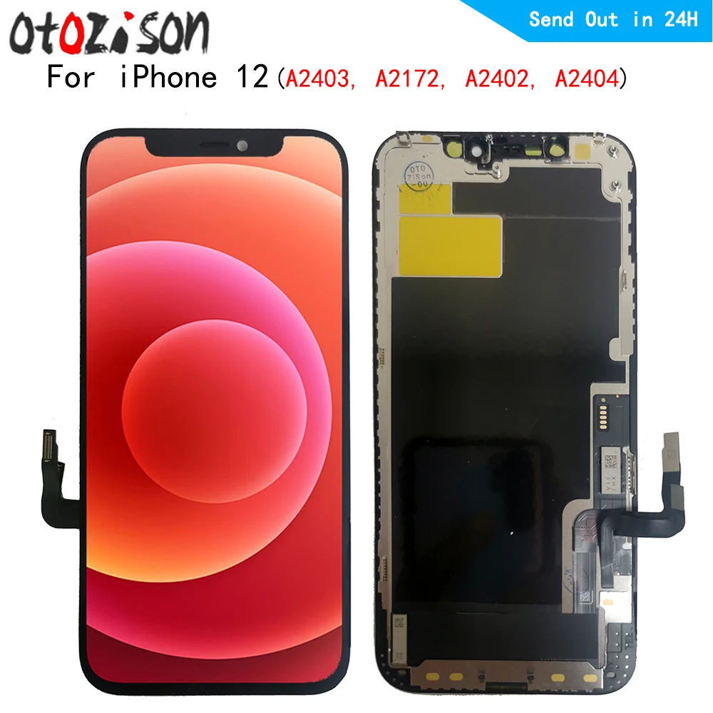 

6.1" Oled Screen For iphone 12 A2403, A2172, A2402, A2404 LCD Display Touch panel Screen Digitizer Assembly For iphone12