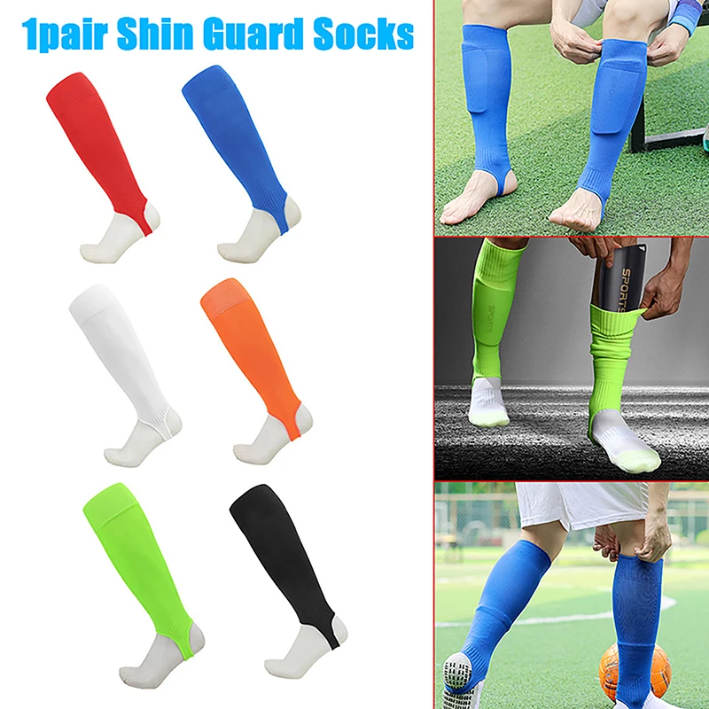 

1Pair Men's Basketball Football Sports Socks Elasticity Adult Shin Guard Calf Socks Children's Leg Brace Socks Men's Socks