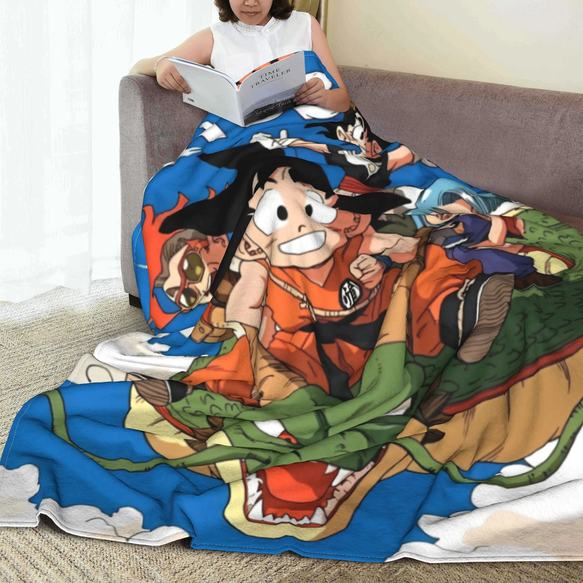 Супермягкое одеяло в стиле аниме D-Dragons B-Balls легкое фланелевое флисовое