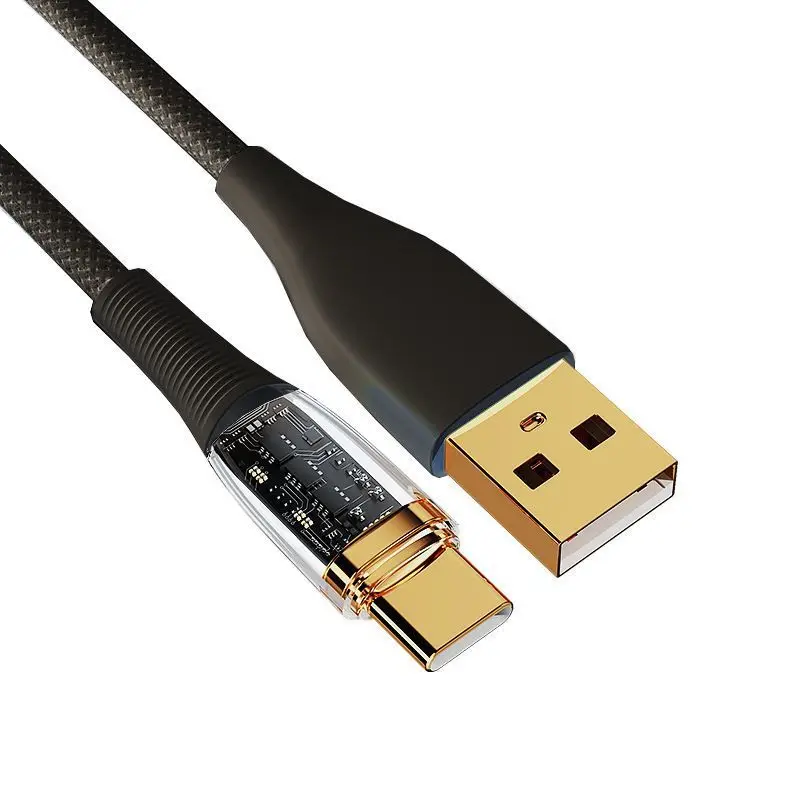 

Quick Charge 3.0 Fast Charging Wire USB-C Charger Data Cord For Samsung Oneplus Poco 120W PD USB Type C Cable For Xiaomi Huawei