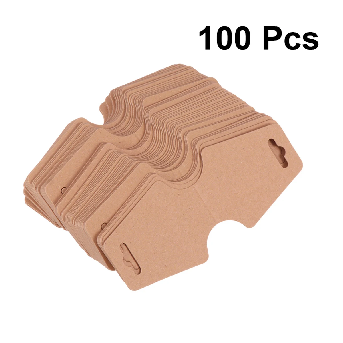 

Display Necklace Cards Jewelry Card Tags Paper Holder Hanging Folding Blank Kraft Bracelet Packaging Hair Ties Making Earring