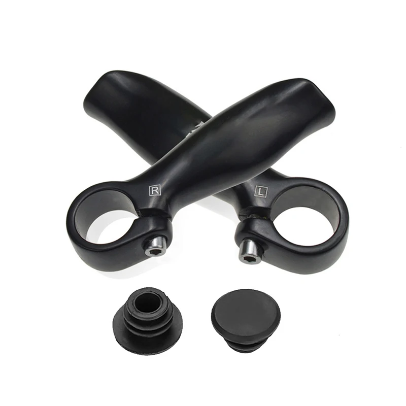 

1 Pair Mountain Bike Small Auxiliary Handlebar Aluminum Alloy Bar Ends Bicycle Grip Accessories