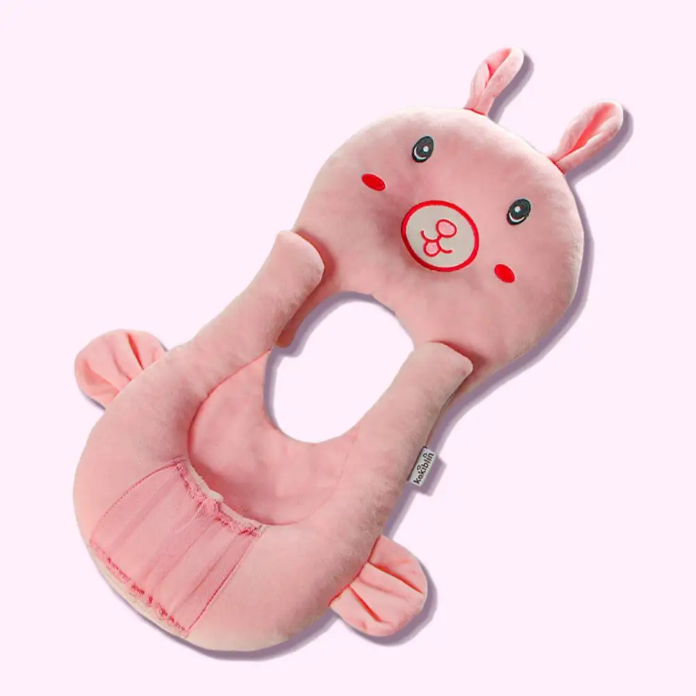 

Pretty 2-in-1 U-shaped Infant Breastfeeding Pillow Baby Headrest Easy Cleaning Detachable