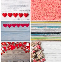 shengyongbao thick cloth photography backdrops prop valentines day wood flower theme photography background qj91220 86