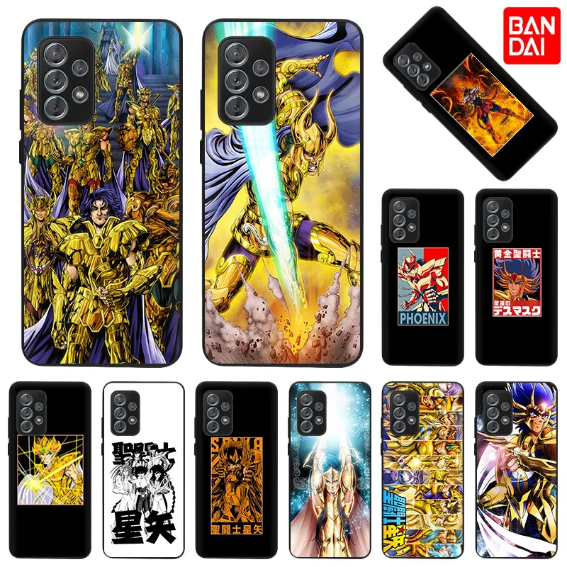 

Saint Seiya Case For Samsung Galaxy A53 A33 A23 A13 A73 A22 A72 A52 A32 A42 A71 A51 5G A41 A31 A21S A12 A11 A52s S9 Black Cover