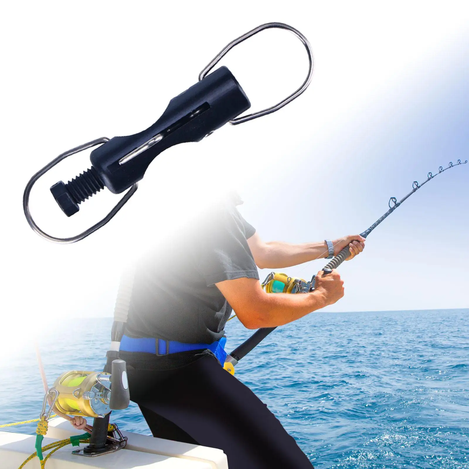 Рыболовное снаряжение с зажимом для рыбалки