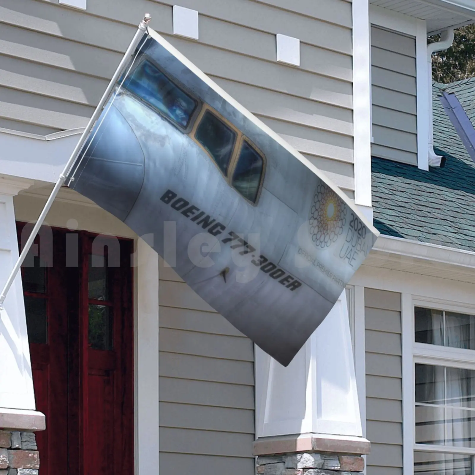 Катар Боинг 777-300er наружный декор флаг Автомобильный пилот в кабине