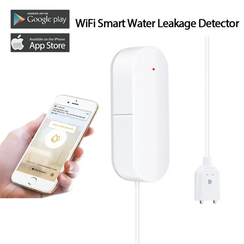 

Tuya Home Alarm Water Leakage Alarm Independent Zigbee/WIFI Water Leak Sensor Detector Flood Alert Overflow Security Alarm