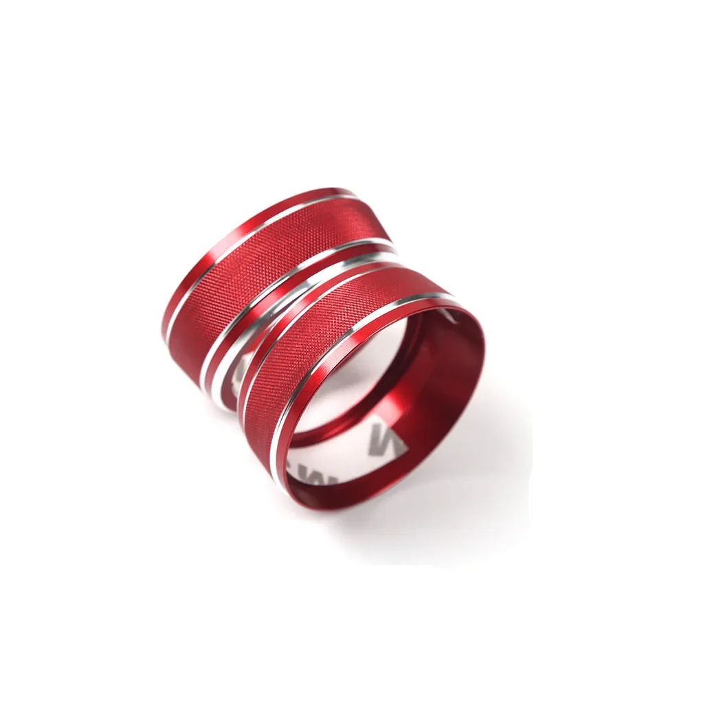 2Pcs New Car AC Climate Control Knob Trim Button Cover For Toyota RAV4 2019 2020 Auto Accessories 2021