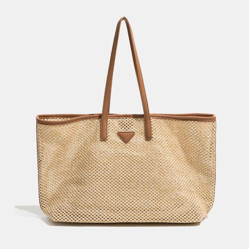 

Weaving Bag Women Luxury 2023 Shopping Bags Straw Large Capacity Women's New Ladies Handbag Tote Offer Free Shipping Designer