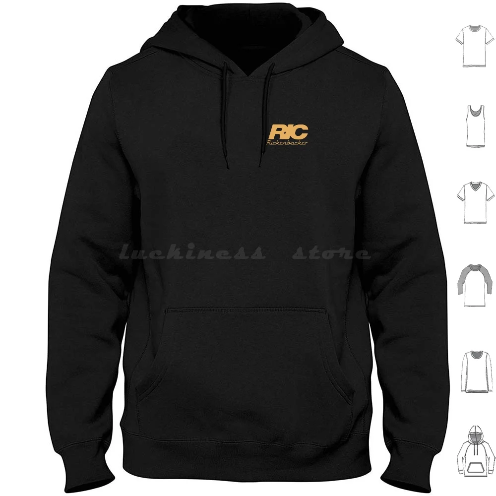 

Ric On The Hoodie cotton Long Sleeve Classic Bass Ricken Marshal Music Amp Amplifier Peavey Laney Evh Guitar