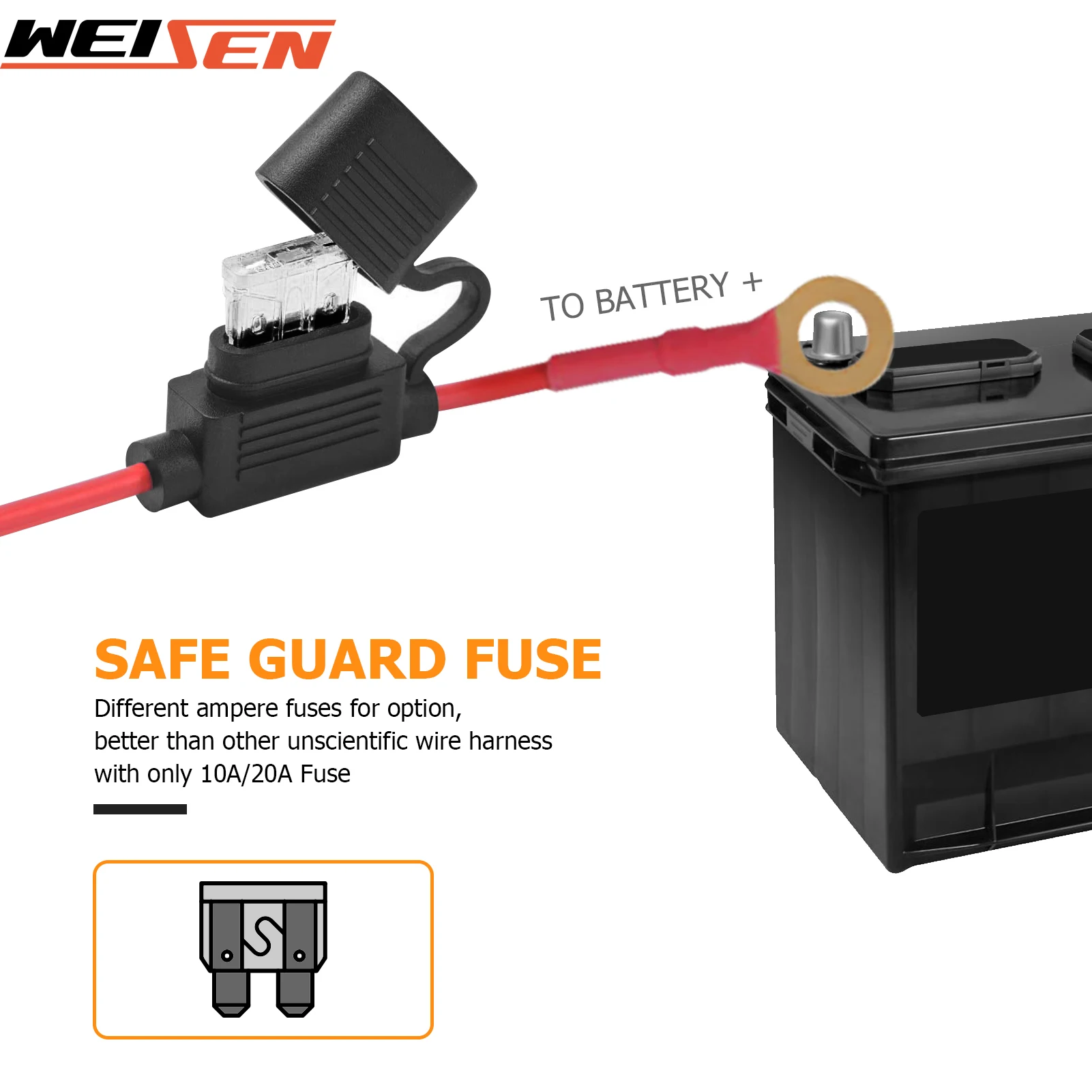 10 футов 160 Вт 5-контактный светодиодный жгут проводов для универсальных