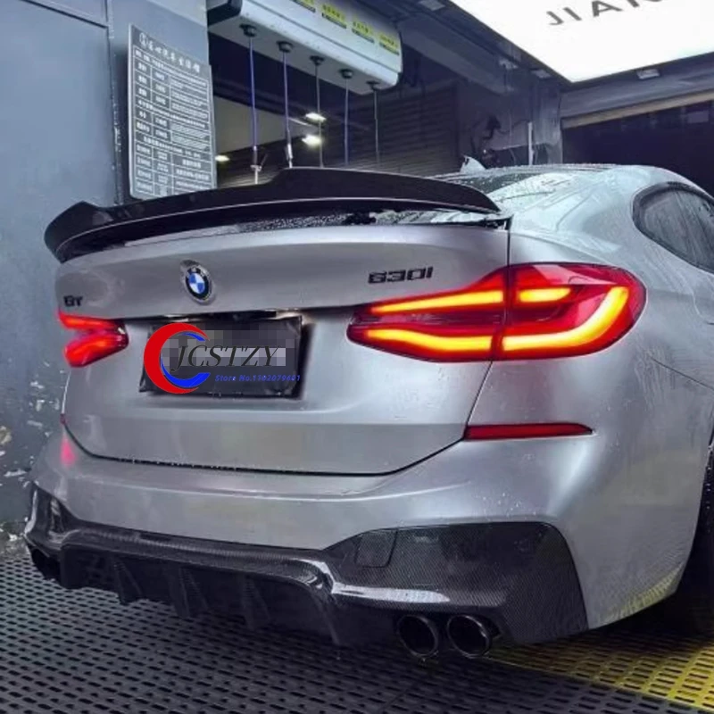 

2021 2022 2023 Для BMW 6 серии GT G32 640i 650i Автомобильный задний спойлер на крышу, крыло, глянцевый черный ABS, автомобильные аксессуары, комплект кузова