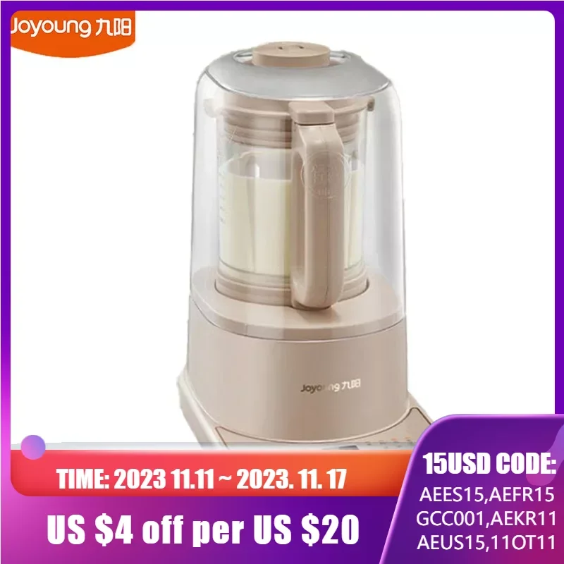 

Joyoung L12-P709 Производитель соевого молока 1л-1,2л Миксер для горячих и холодных напитков 220В Электрический блендер 12ч Тайминг 31000об/мин Стеноломная машина