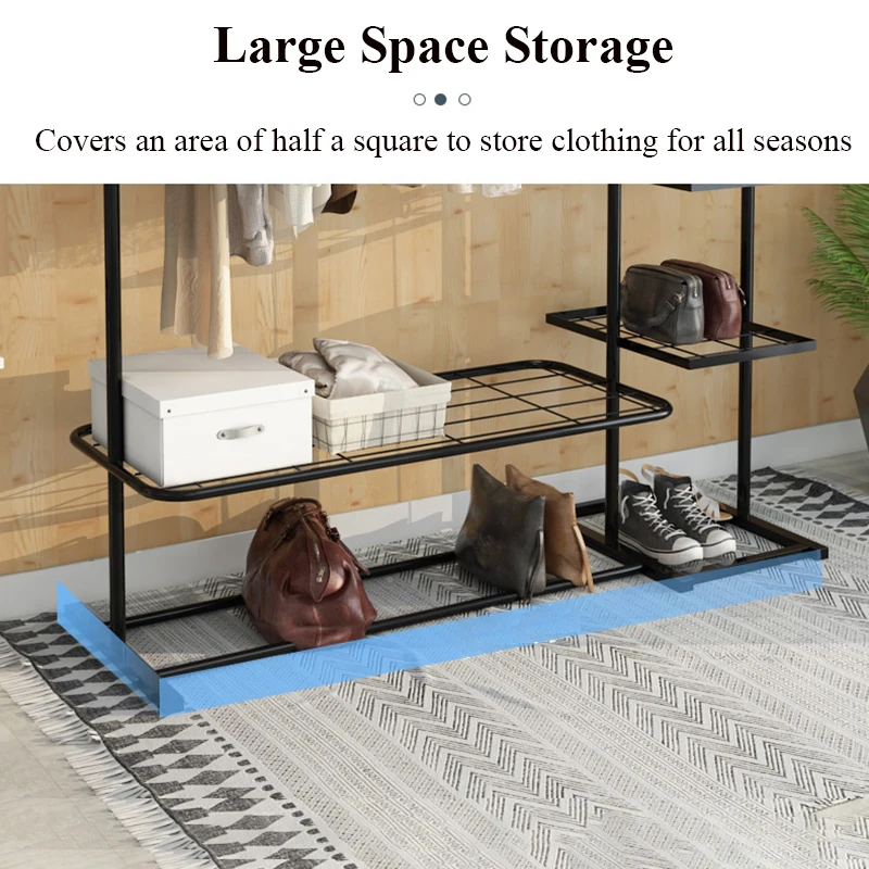 Стоячая вешалка для одежды сушилка с полками вешалки полки мебель дома | Мебель