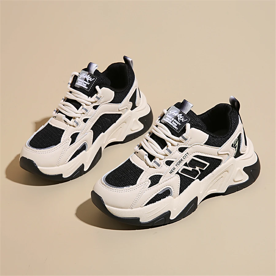 Кроссовки женские сетчатые повседневная обувь на платформе мягкая подошва для