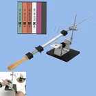 Профессиональная фиксированная точилка для ножей, Алмазный точильный камень, кухонная точилка, система заточки, зернистость 240, 400, 600, 1000, точильный камень