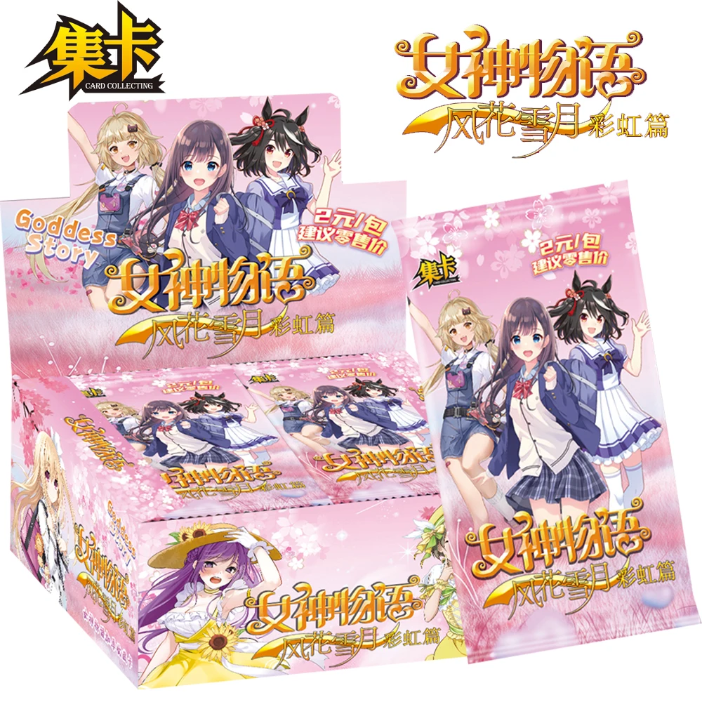 Коллекционные карты История богини радужная глава аниме-игра для девочек