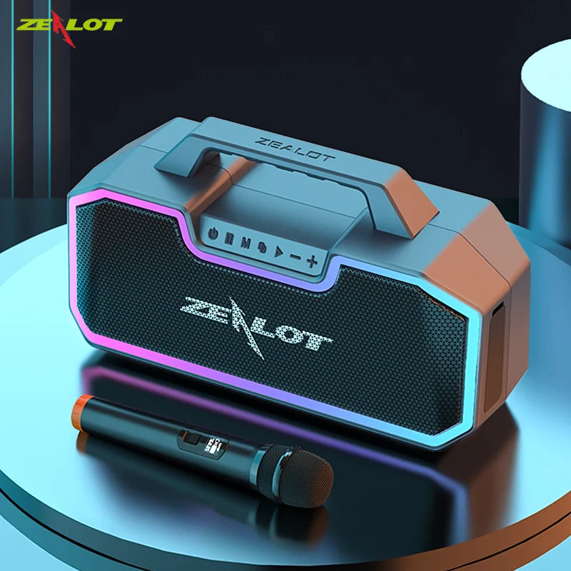 

Zealot S57 Bluetooth Speaker Portable Wireless Speakers Subwoof Soundbar Large Powerful Bluetooth Boom Box caixa de som