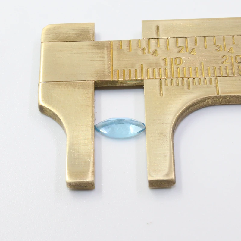 4 мм * 8 Натуральный топаз свободный драгоценный камень для ювелирного магазина