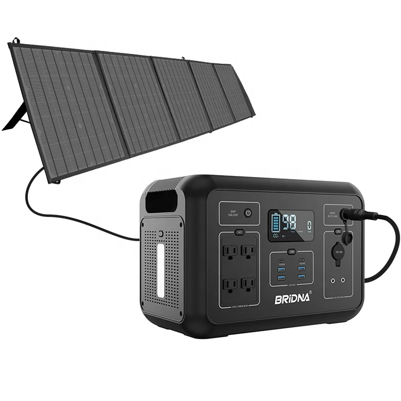 

Portable Power Generator 1200W Lithium Backup Battery Pack Solar Charging Power Station