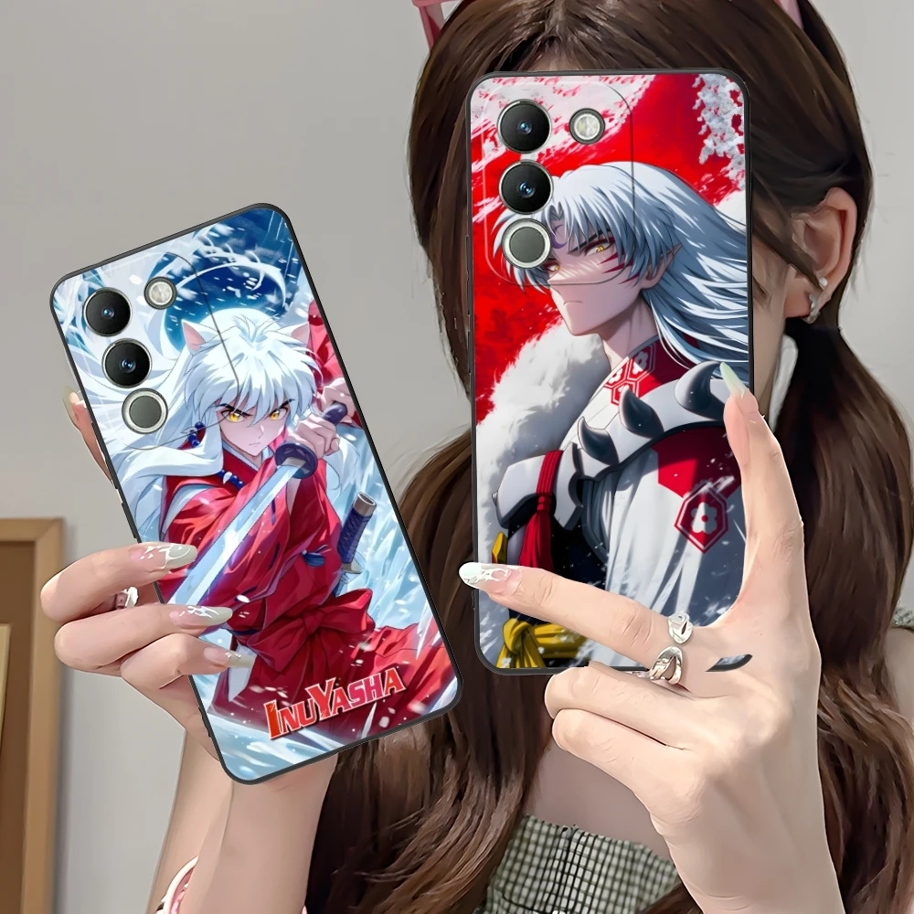 Чехол для мобильного телефона Inuyasha Sesshoumaru VIVO Y95 Y93 Y31 Y20 V19 V17 V15 Pro X60 NEX черный мягкий