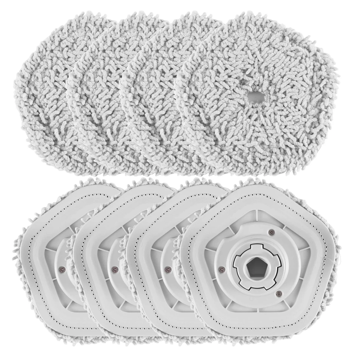 

8Pcs Mop Pad Cloth Parts for Xiaomi Dreame Bot W10 & W10 Pro Self-Cleaning Robot Vacuum Mop Cloth Cleaner Replacement