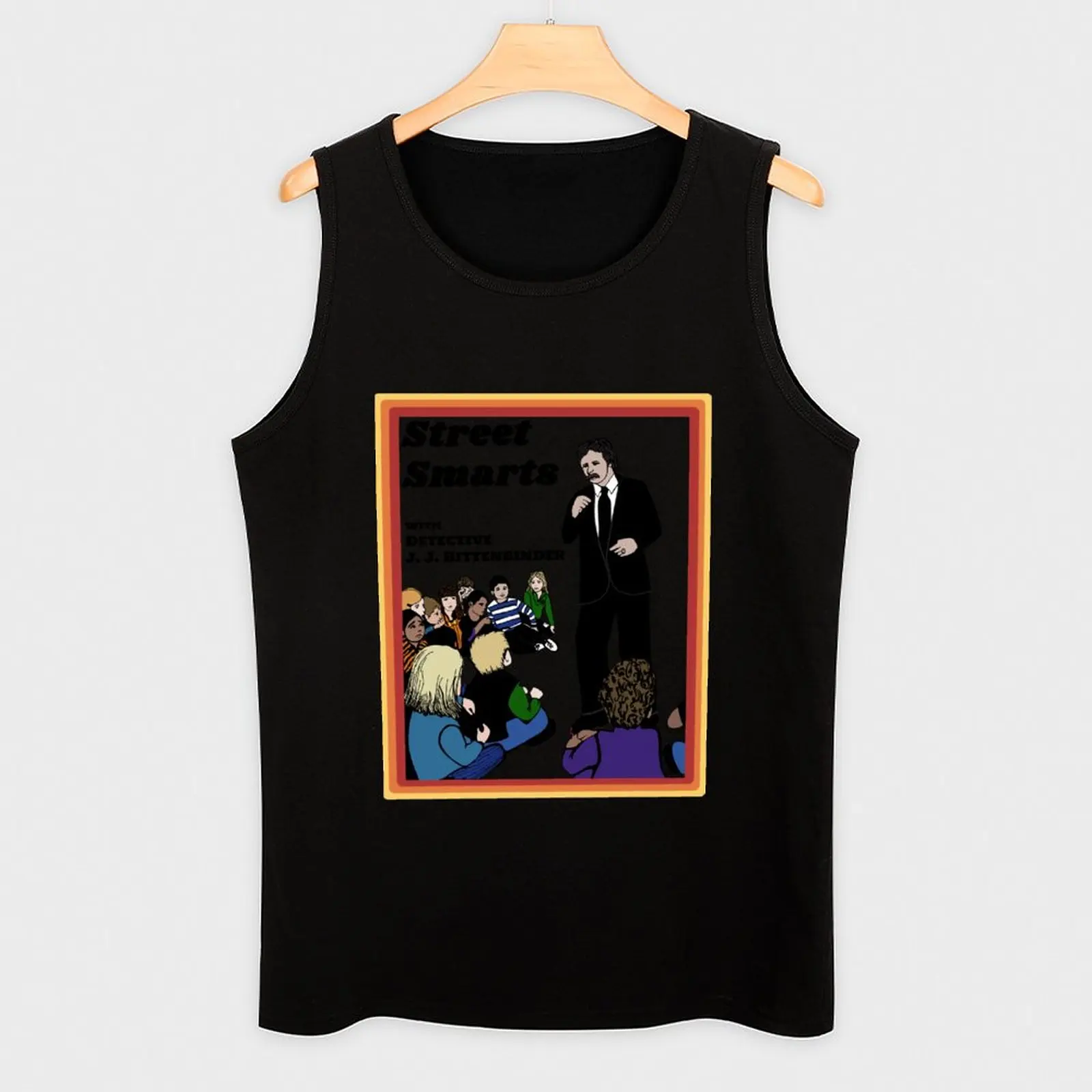 Мужская футболка Street Smarts с детективом Дж. Bittenbinder