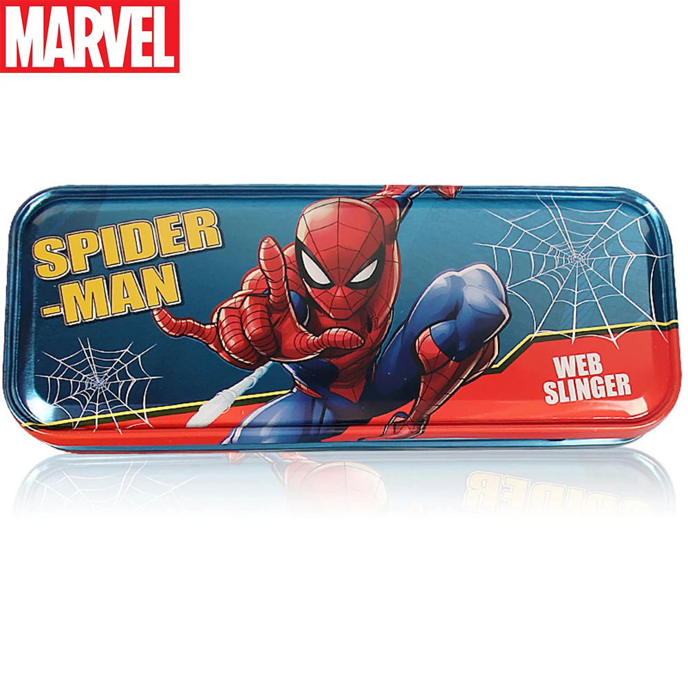 

Disney Marvel Spider-man Captain America Iron Man Multifunctional Pencil Case With Calculator/mirror/rewritable/new Pencil Cases