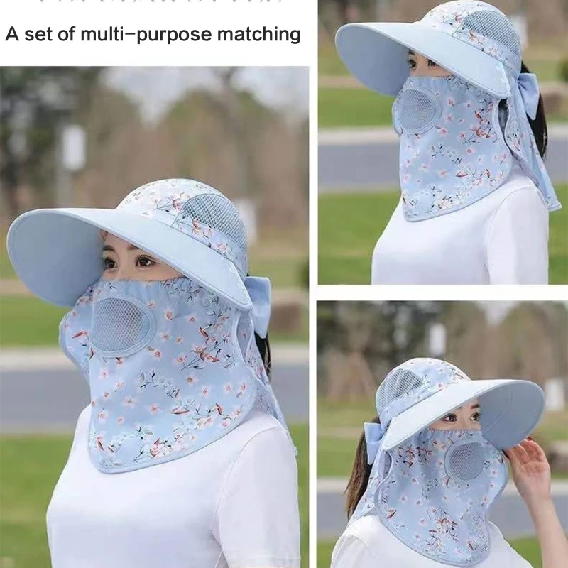 Шляпа Женская Солнцезащитная с широкими полями и защитой от УФ-лучей - купить по