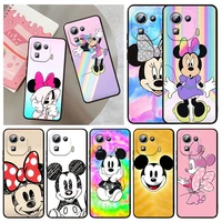 mickey mouse color silicone cover for xiaomi mi 12x 12 11 11t 11i 10t 10 pro lite ultra 5g 9t 9se a3 black phone case