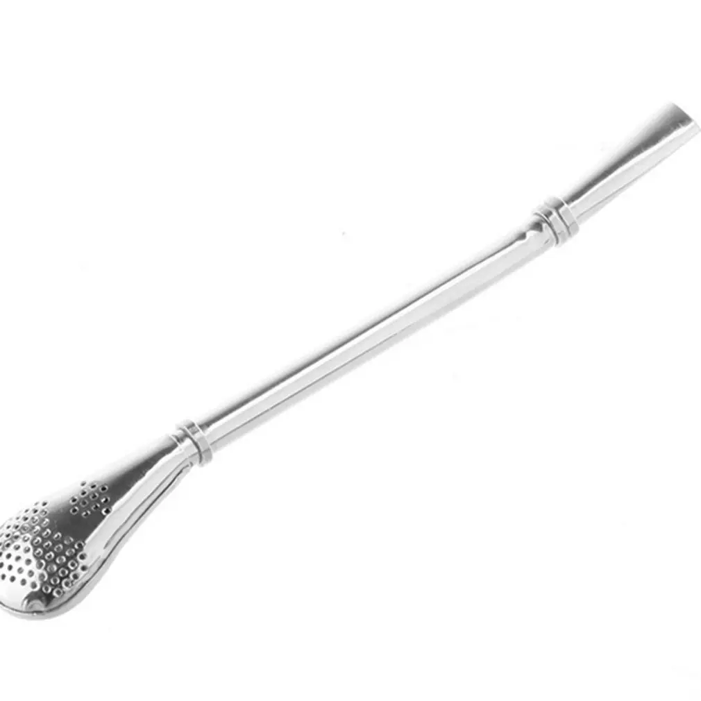 

Чайные соломинки Yerba Mate, многоразовый фильтр для ложки, из нержавеющей стали, для питья чая, моющиеся аксессуары для бара