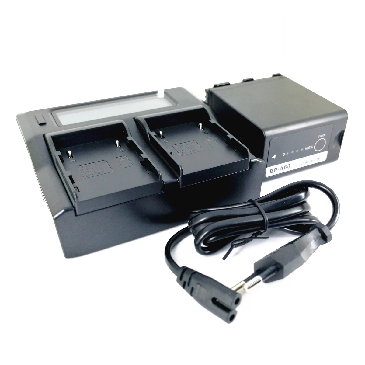 Аккумуляторная батарея 6800 мАч + двойное зарядное устройство с ЖК-экраном для Canon