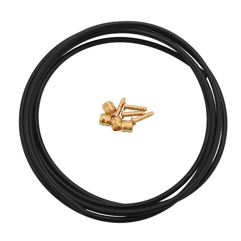 

Велосипедный тормозной шланг MTB, гидравлическая Дисковая тормозная трубка 2,5 м, соединительная вставка, набор оливок