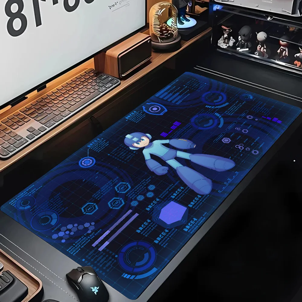 ROCKMAN DRN 001 Mega Man Mousepad Large Gaming Mouse Pad LockEdge Thickened Computer Keyboard Table Desk Mat
