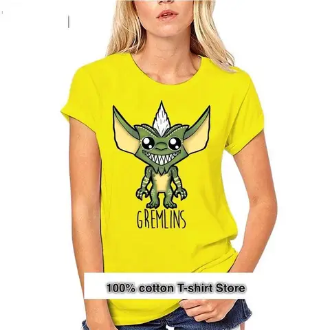 Gremlin-Camiseta a rayas de Gizmo Gremlins, вдохновляющая картинка, Mogwai