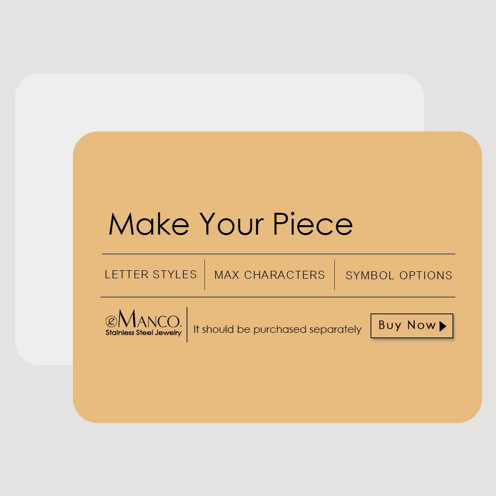 

Personal Letter service , make your own jewelry , make your brand