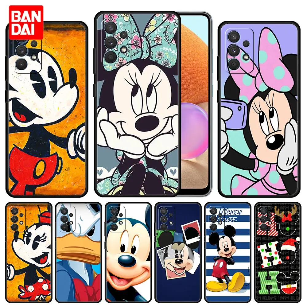 

Cover Case for Samsung Galaxy A51 A52 A03 A13 A31 A32 A50 A70 A71 Note 20 Ultra 5G Bag Capa Armor Phone Disney Mickey Christmas