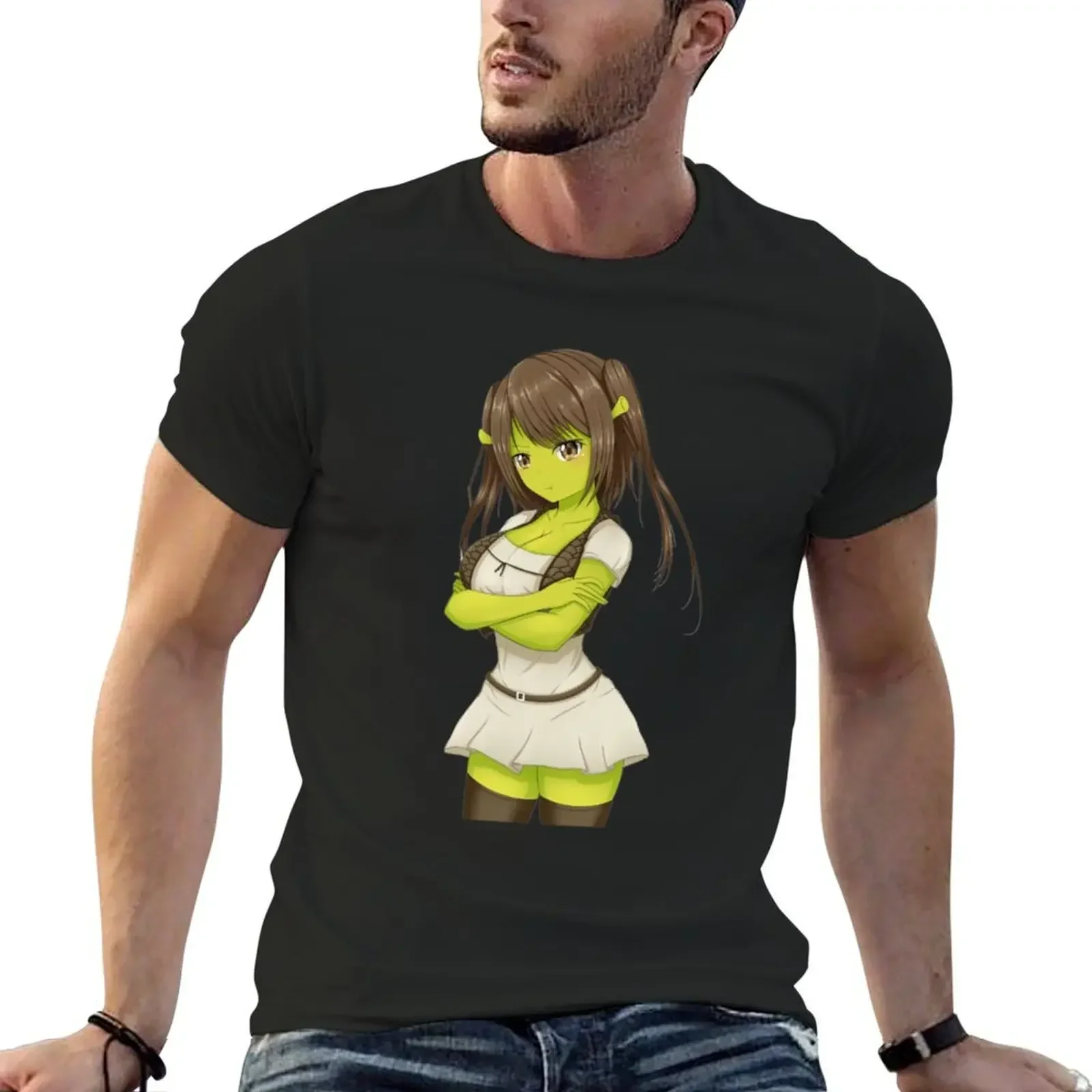 Футболка Get Outta Shrek-Chans Swamp винтажные спортивные мужские футболки для больших и