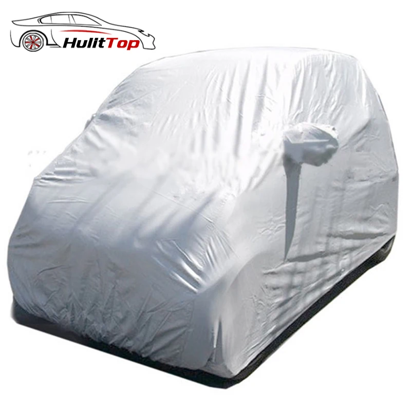 Полностью автомобильные чехлы для защиты от УФ-лучей пыли дождя снега из ткани