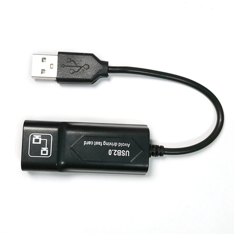 USB 2.0 к RJ45 10/100 Мбит/с Ethernet-адаптер Сетевая карта LAN Сетевой адаптер Lan Карта для ПК