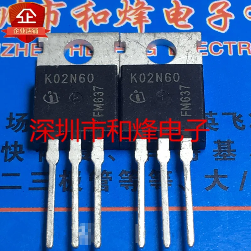 

5 шт.-10 шт. K02N60 TO-220 Новый и оригинальный на складе