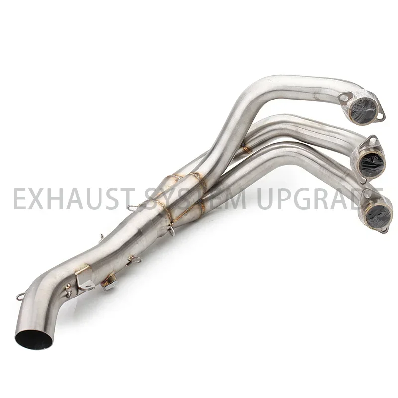 Для Yamaha Mt09 2017 надеваемая выхлопная труба мотоцикла Motos Escape модифицированный MT09