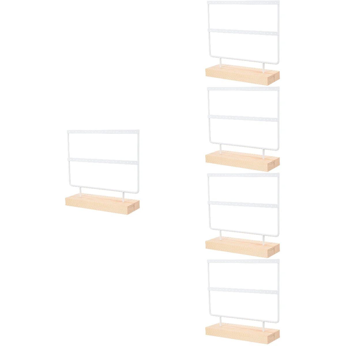 5pcs Organizer Earring Studs Display Holder Stand Earrings Display Stand