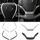 Автомобильная наклейка крышка рулевого колеса внутренний комплект Переключатель отделка рамка панель для Lexus ES ES200 ES250 ES300h ES350 2018 2019 2020 2021