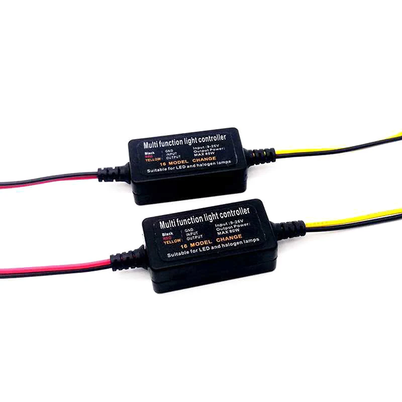 DC9-26V Многофункциональный 16-режимный регулируемый светодиодный стоп-сигнал