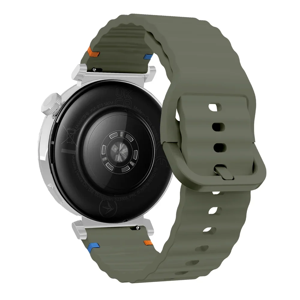 Фото Силиконовый ремешок Wave 18/20/22 мм для часов CMF Watch 3 Pro-Pro 2-Pro, удобный браслет для часов Xiaomi Watch S4 41 мм, 5, S5, S4, S3, S2, Correa №5
