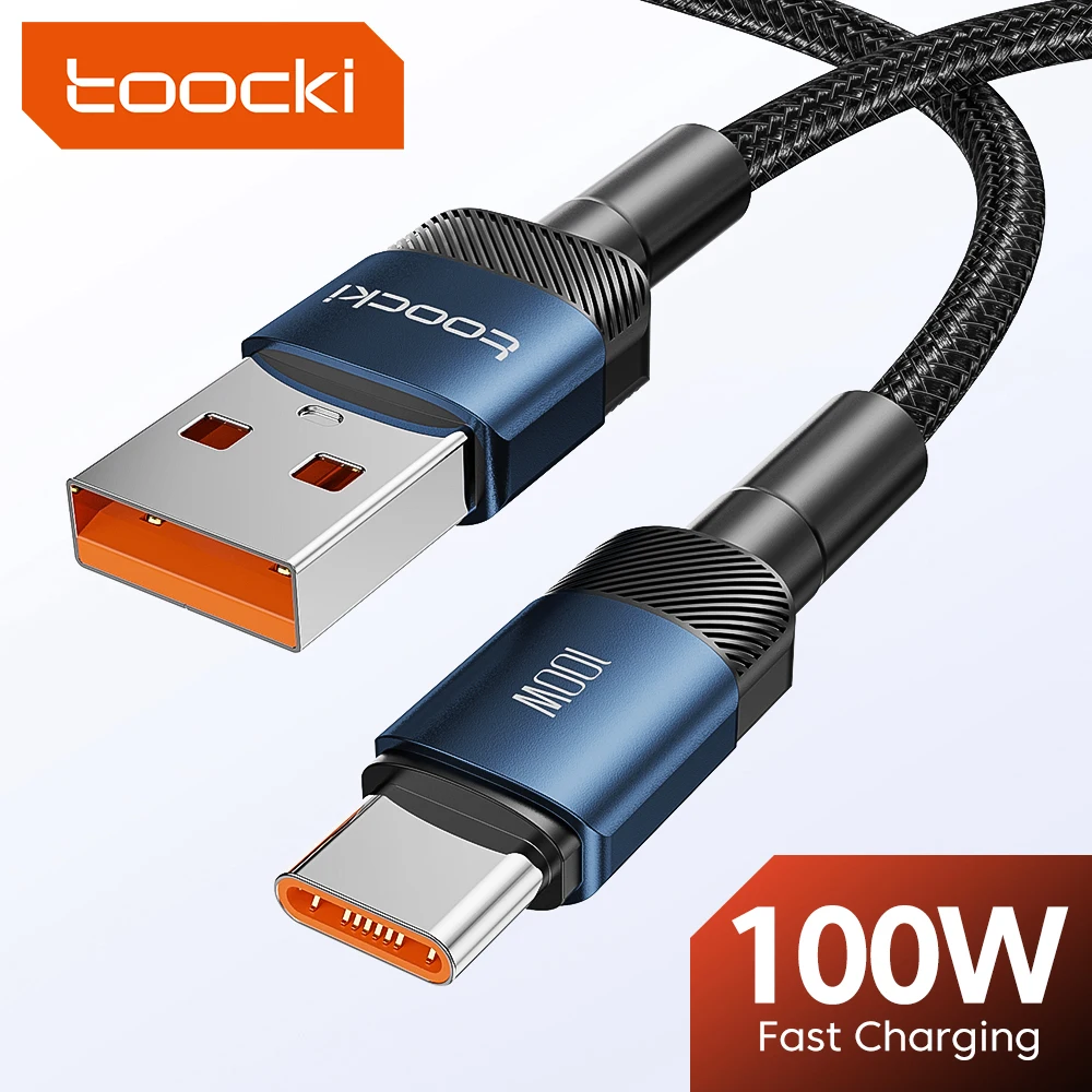 USB-кабель Toocki для Samsung S20/Xiaomi, 1/2/3 м, 100 Вт